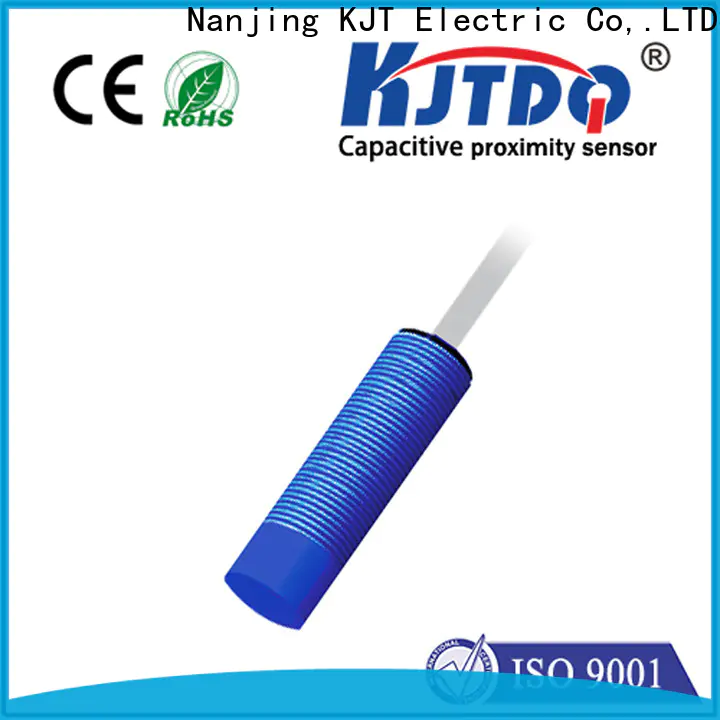 KJTDQ sensitivity adjustable long range capacitive proximity sensor manufacturer for production lines