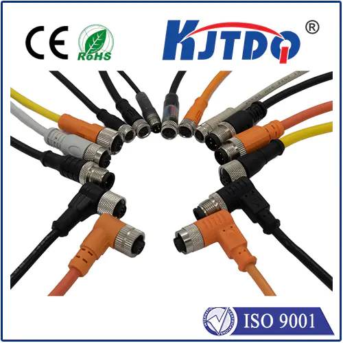 KJTDQ Electrical M12 M8 connector electrical cable connector with cable