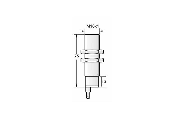 M18 Capacitive Proximity Sensor Shielded Pnp Npn No Nc No+nc